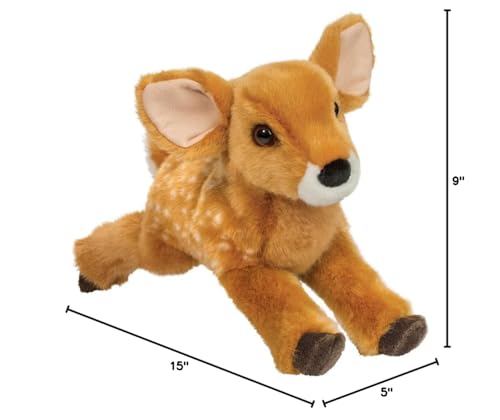 Douglas Fern White-Tailed Deer Fawn Plush – 16-Inch Cuddle Toy by Douglas Cuddle Toys