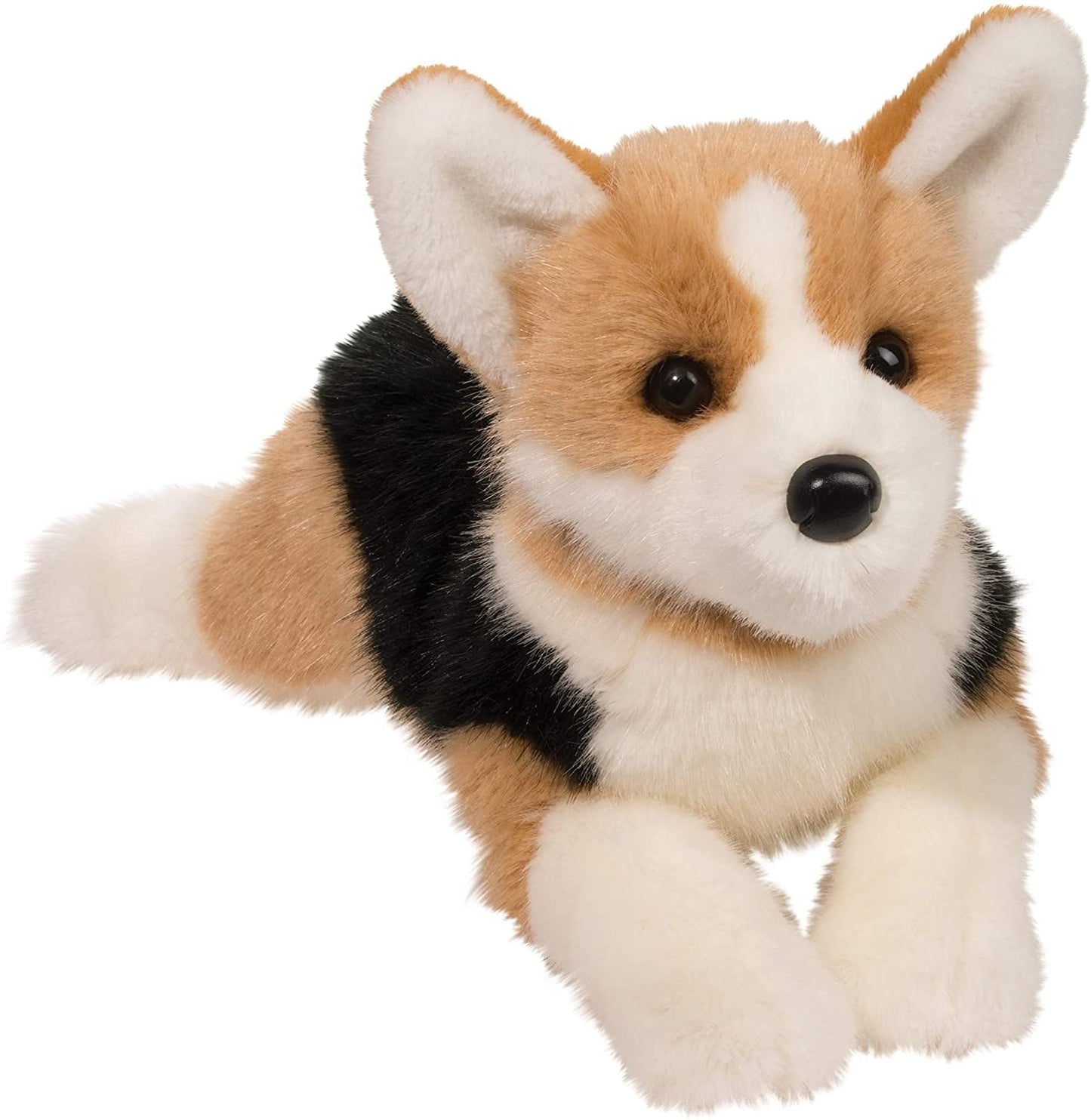 Douglas Konner Tri-Color Corgi Plush - 19-Inch Cuddle Toy