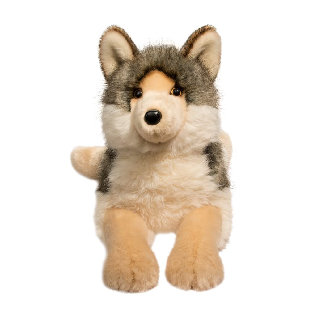 Douglas Niko Wolf Large Plush Toy – 21-Inch Cuddly Wolf