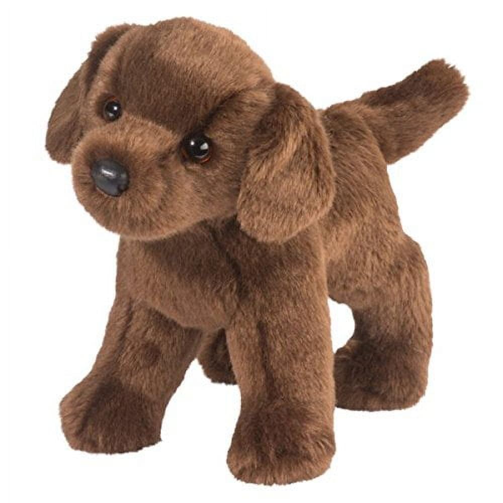 Douglas Tucker Chocolate Lab Plush – 10-Inch Realistic Labrador Toy