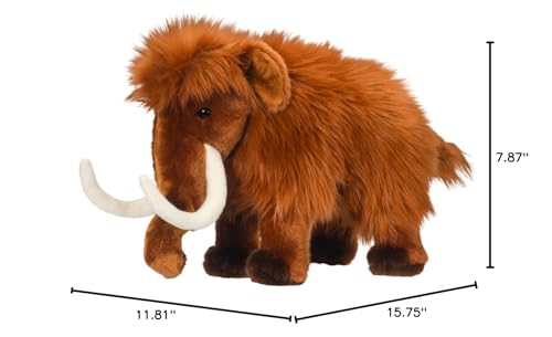 Douglas Tundra Woolly Mammoth Plush – 12 Inch | Realistic Stuffed Animal