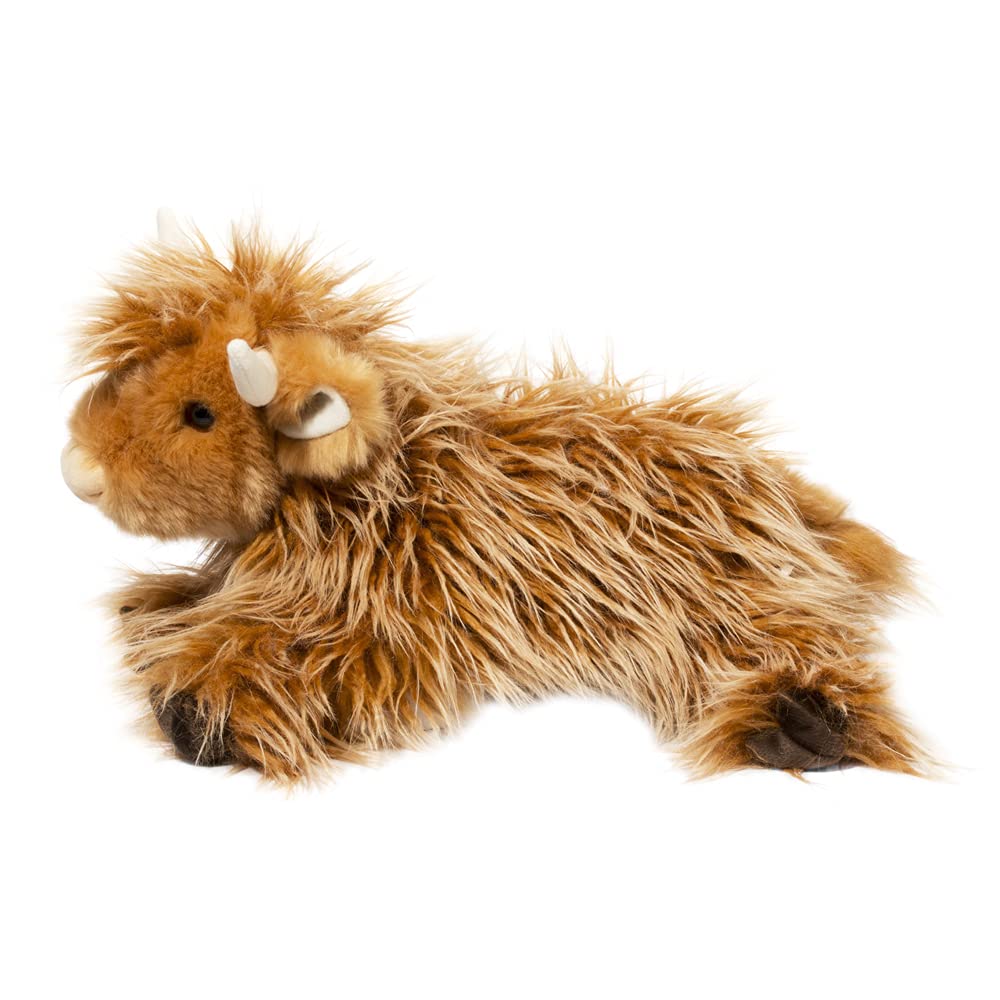 Douglas Wallace Scottish Highland Cow Plush – 16in Cuddle Toy by Douglas