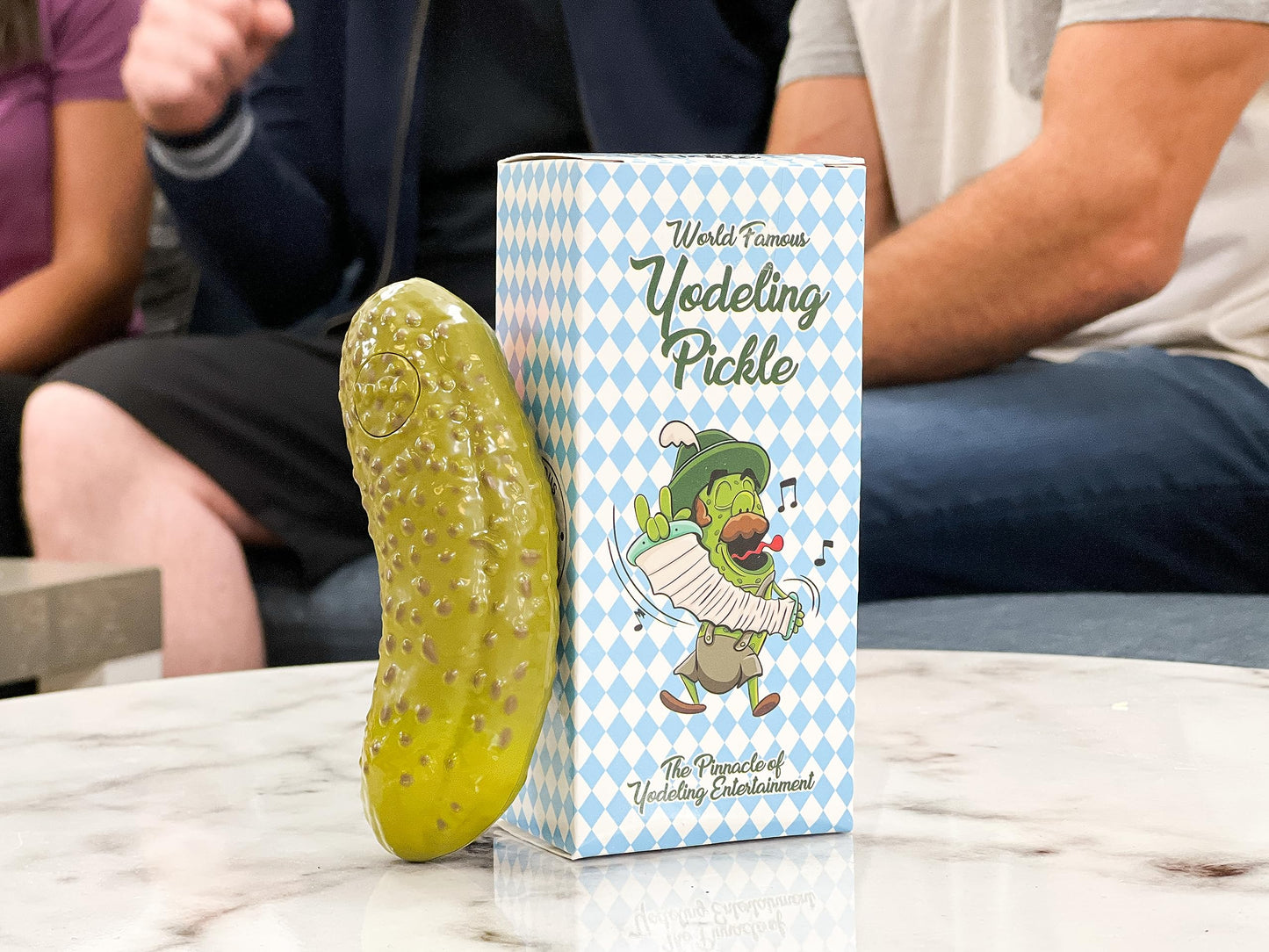 DR DINGUS Yodeling Pickle (5 Inch) Sings Dill-lightful Song – Hilarious Gag Gift