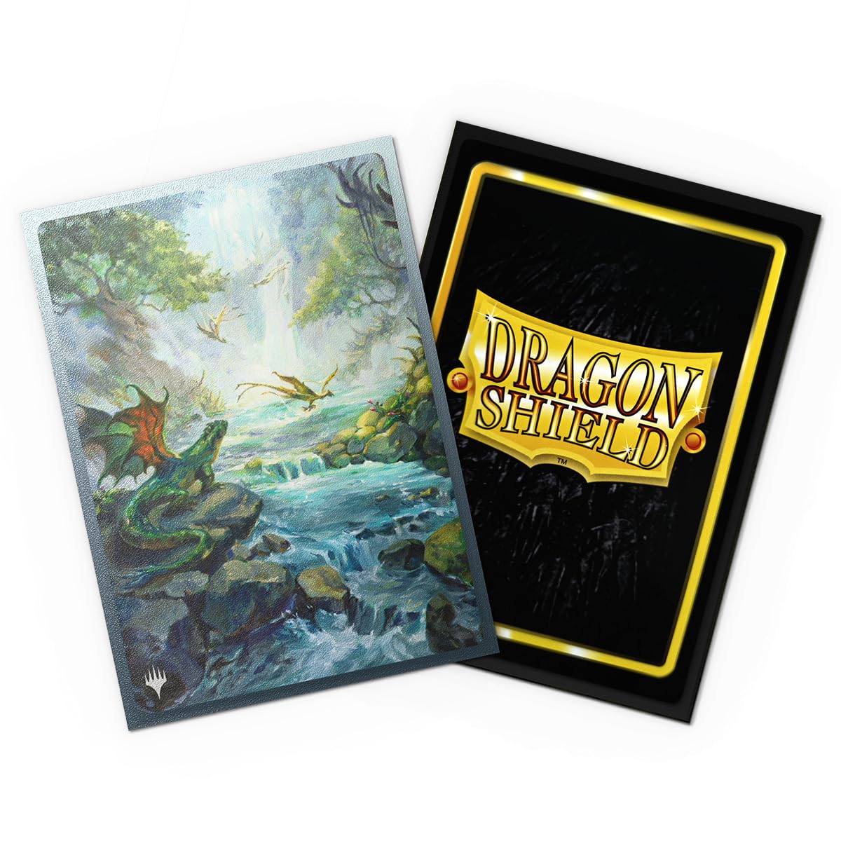 Dragon Shield Matte Dual Art Sleeves 100 CT – Landfall Series Misty Rainforest | Premium TCG Sleeves