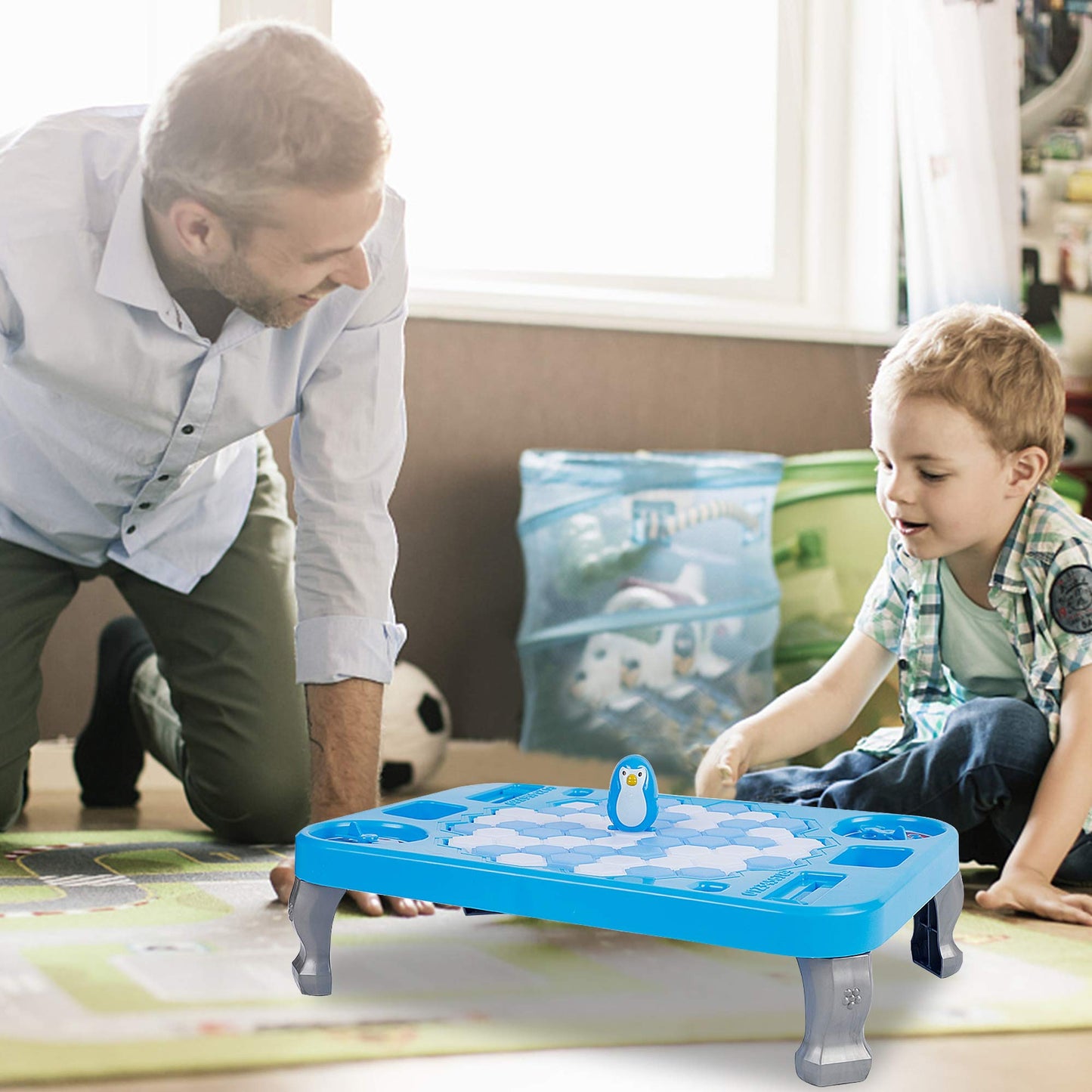 DR.DUDU Ice Breaker Game – Penguin on Ice Block Family Fun