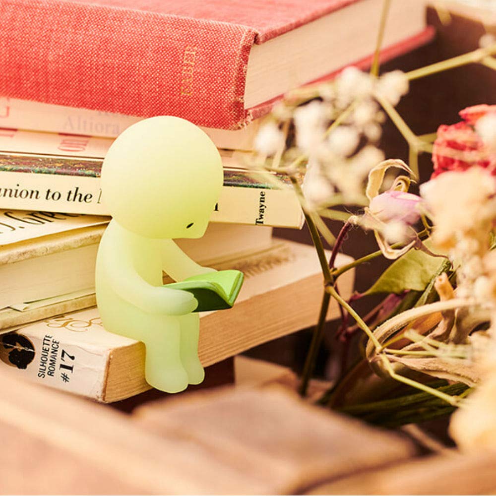 Dreams Smiski Glow in the Dark Mini Figure Set: Bed + Living Series – Blind Box, 2 Assorted