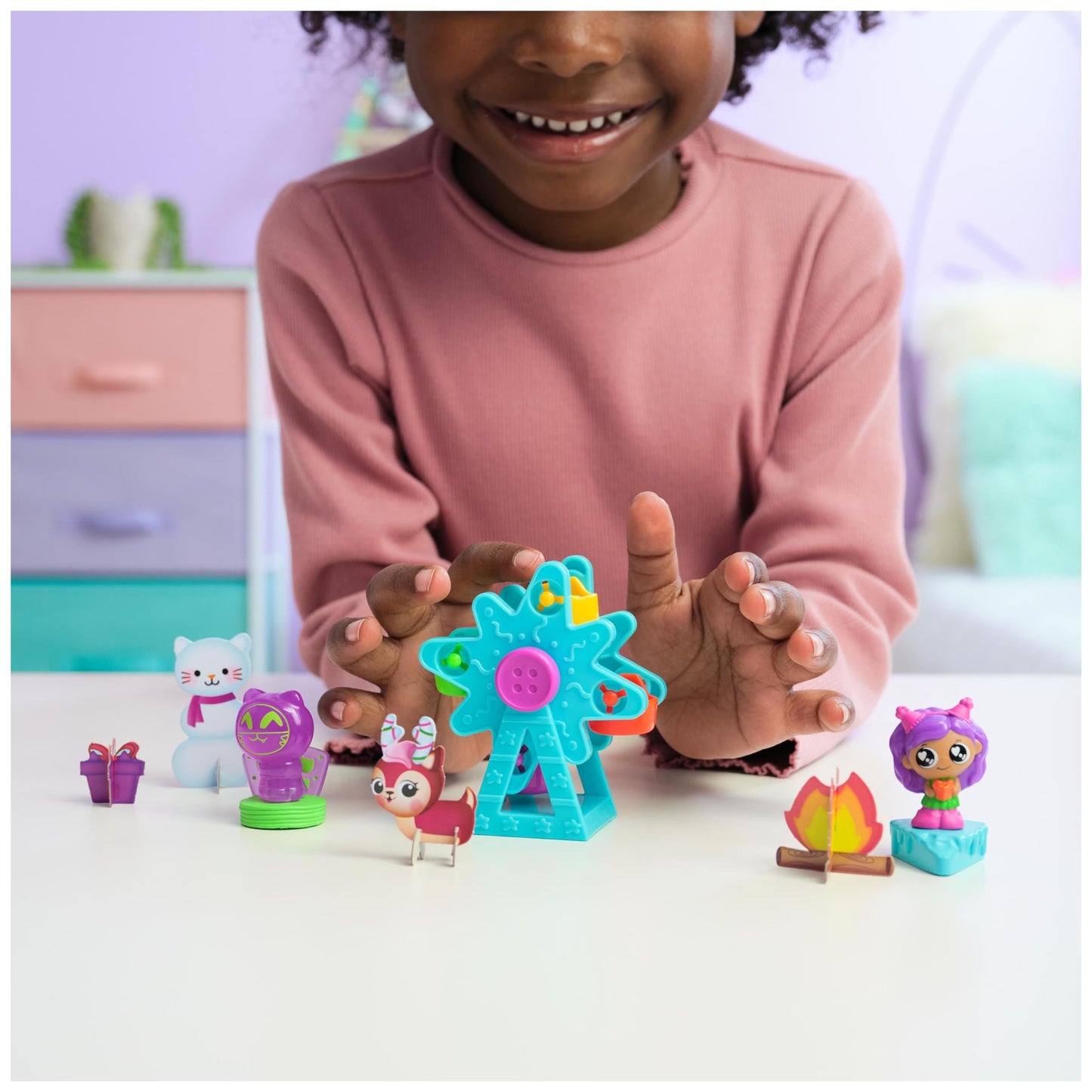 DreamWorks Gabby's Dollhouse Advent Calendar – 24 Surprises, Figures & Dollhouse Accessories