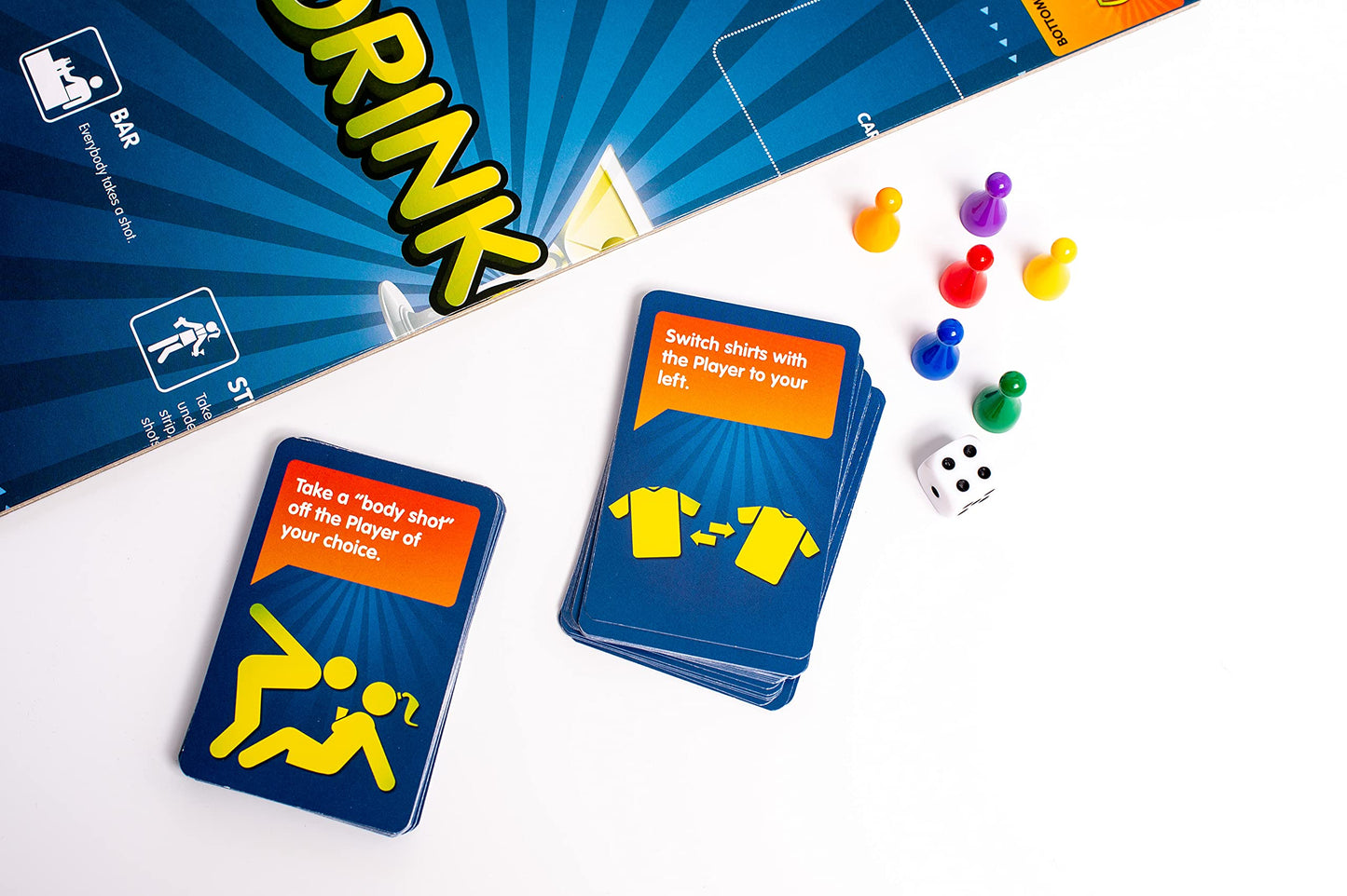 Drinkopoly – The King of Drinking Games | Party Board Game for Adults with 50 Expansion Cards
