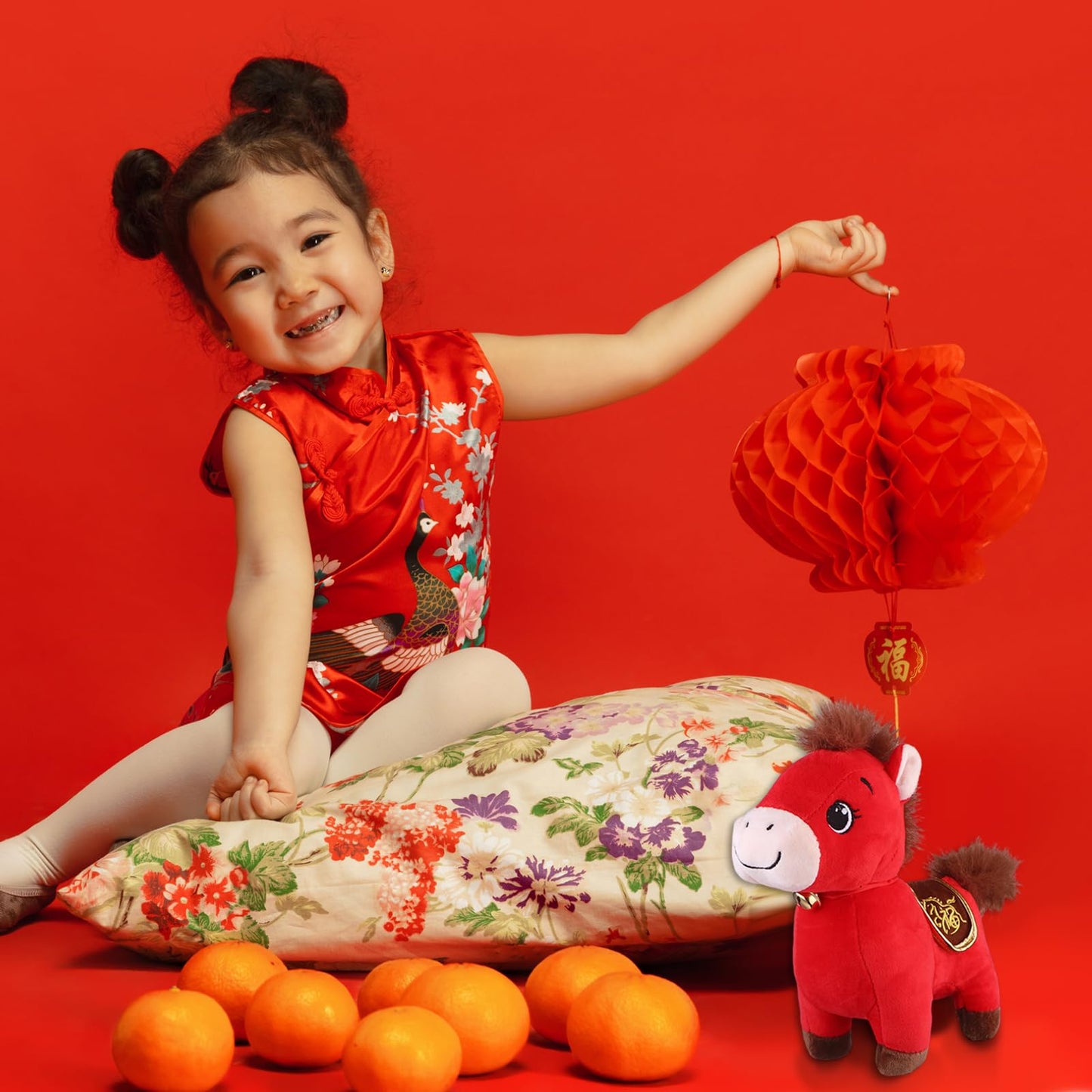 Droutti 20 cm Year of the Horse Plush – Chinese New Year Mascot & 2026 Zodiac Decor
