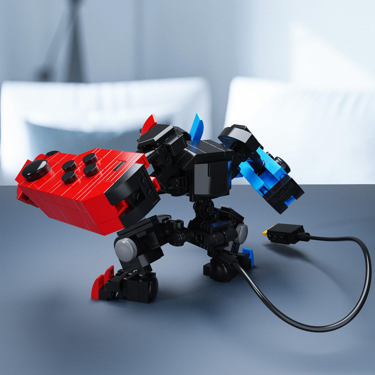 DRZYJ Building Block Set: Classic Game Controller Mech Robot Kit (418 Pieces) | Gifts for Kids & Adults