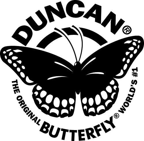 Duncan Butterfly Yo-Yo – Beginner-Friendly Steel Axle, Blue Plastic Body