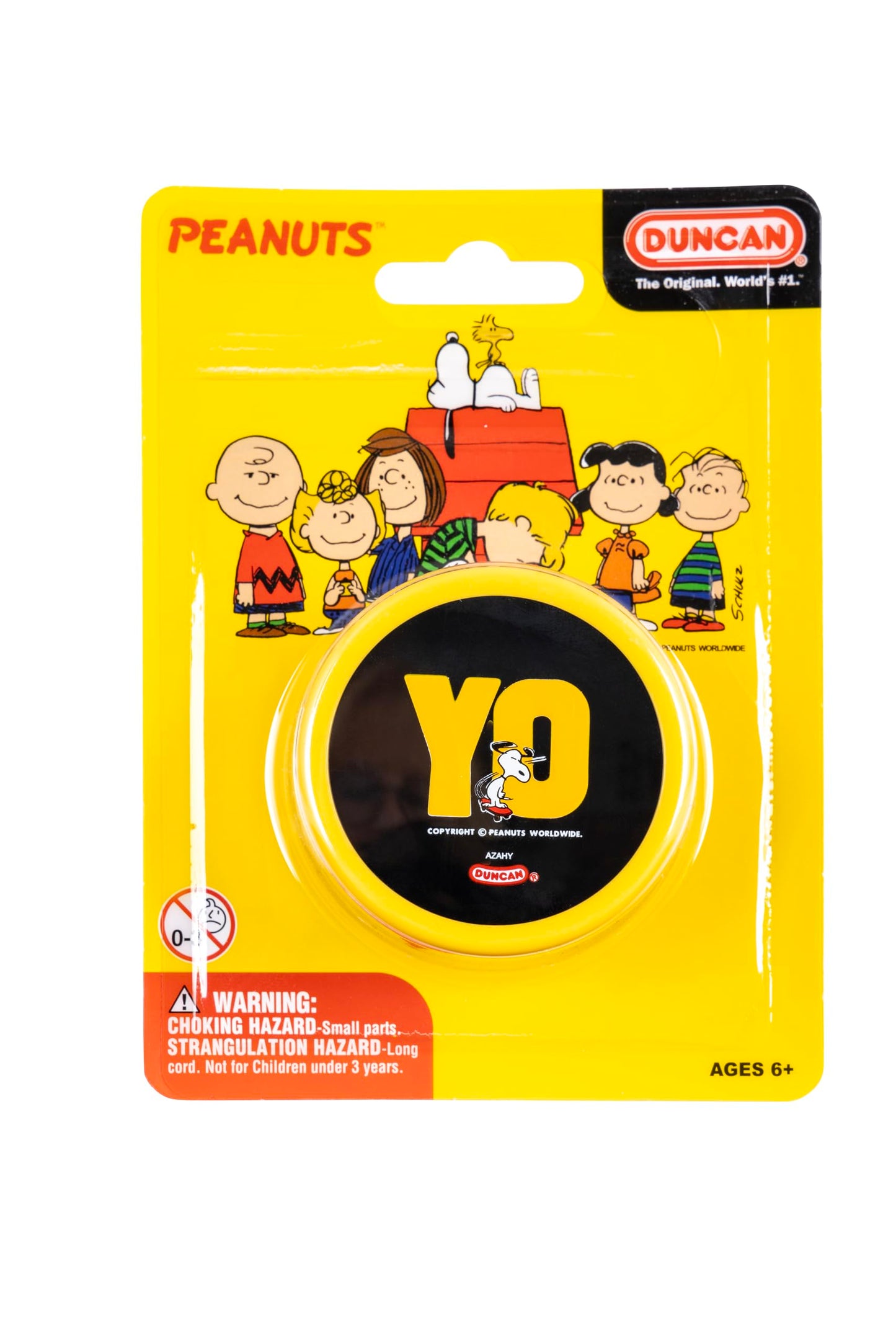 Duncan Butterfly Yo-Yo x Peanuts – Beginner Steel Axle Yo-Yo with String, Snoopy Design