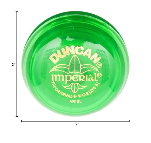Duncan Imperial Yo-Yo – Beginner Yo-Yo with Steel Axle, Lime Green