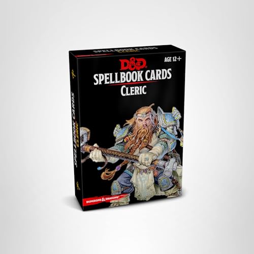 Spellbook Cards: Cleric – Quick Reference Deck for D&D 5e (Dungeons & Dragons)
