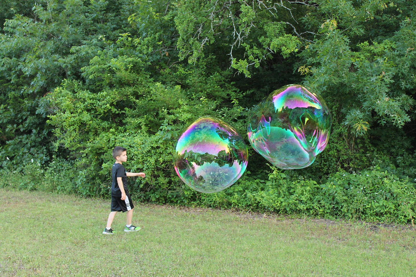E-Know Bubble Wand – 3 Style Giant Bubbles with Telescopic Stainless Steel Handle for Outdoor Fun