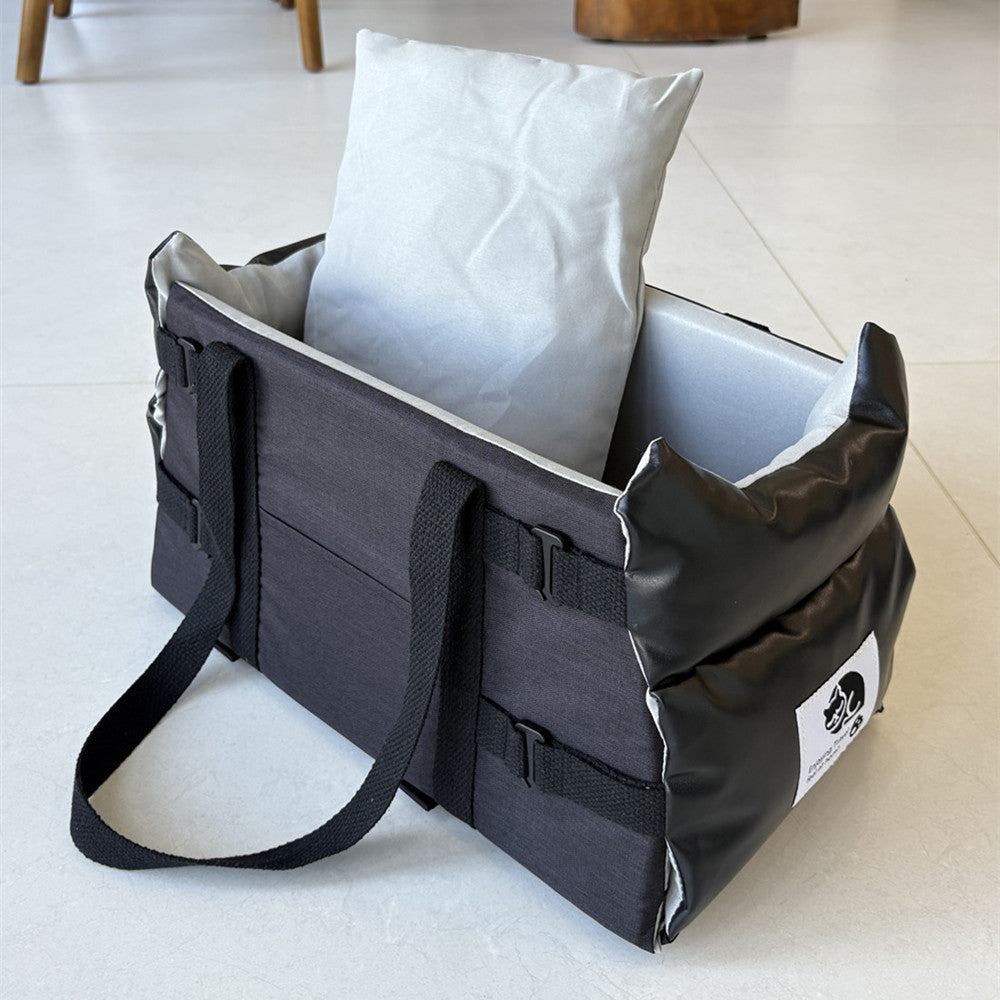 Leather Dog Bed Cat Carrier And Car Seat Mat