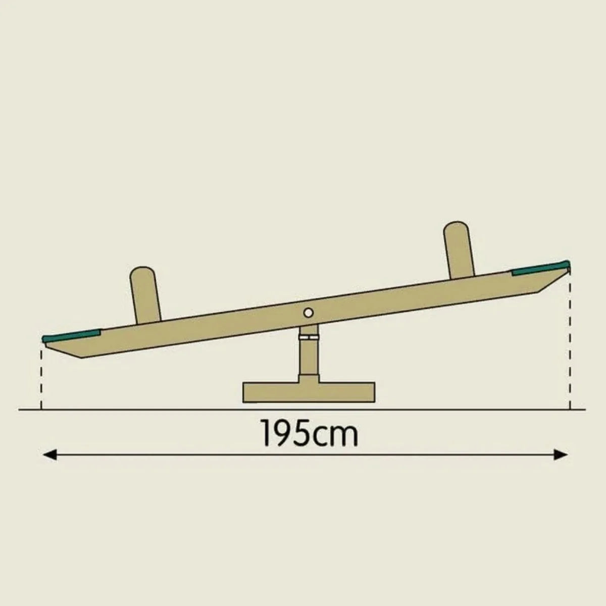 TP Forest Wooden Seesaw