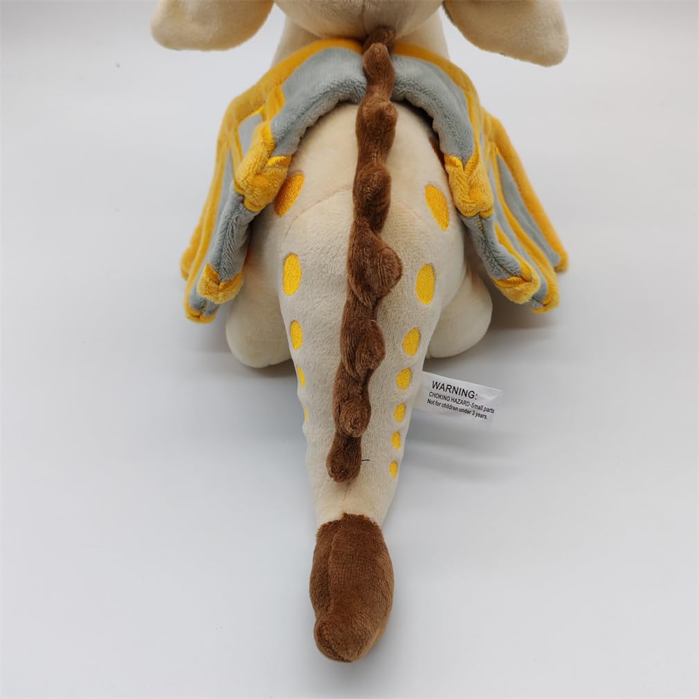 EaseLR Wings of Fire Dragon Plush Toy – 12in Soft Rainwing Dragon Stuffed Animal