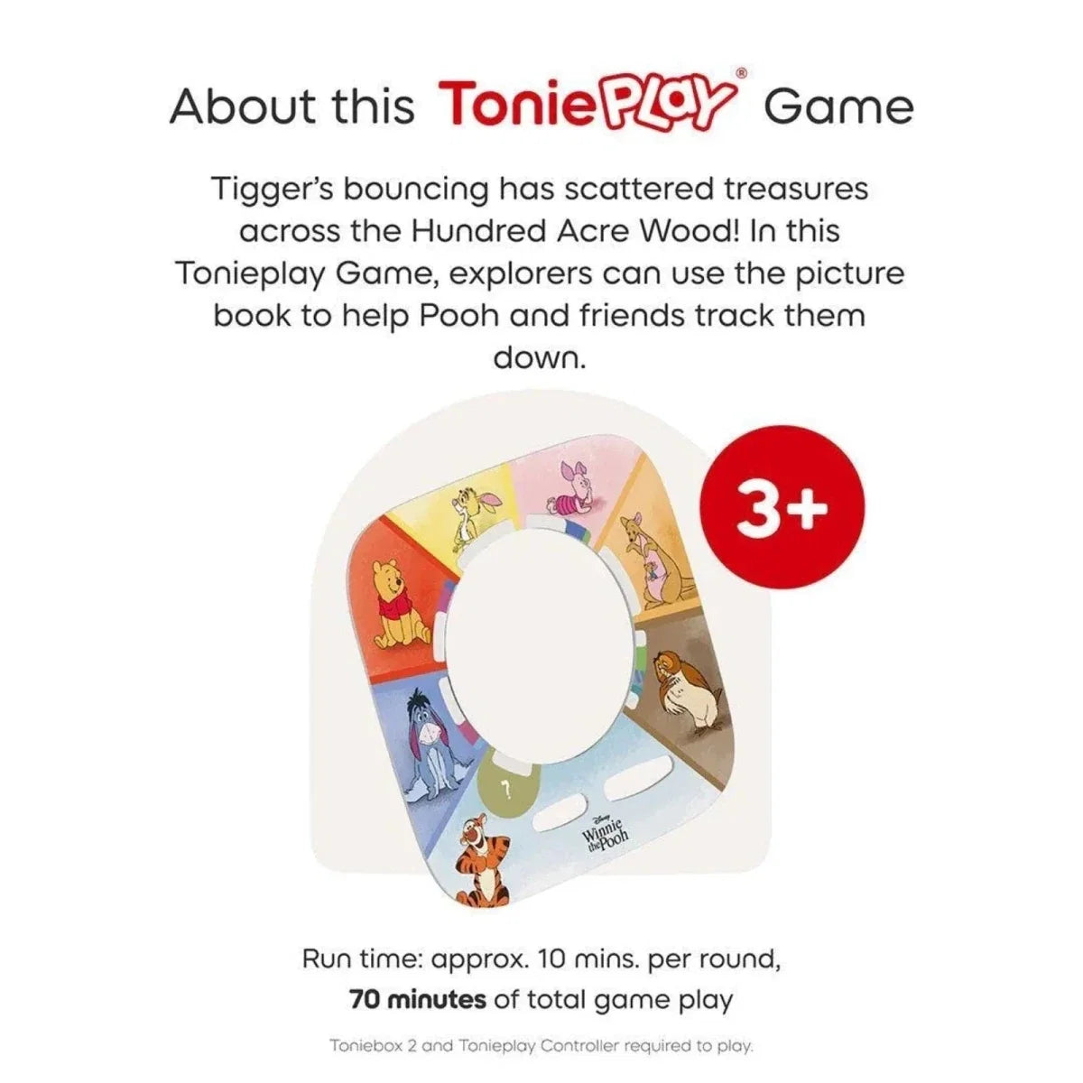 Tonies Tonieplay Disney Winnie the Pooh Tigger's Mix-Up Fix-Up Game