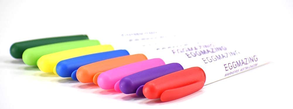 The Eggmazing Egg Decorator Kit – Bunny Spinner with 8 Quick-Dry Markers (Packaging May Vary)