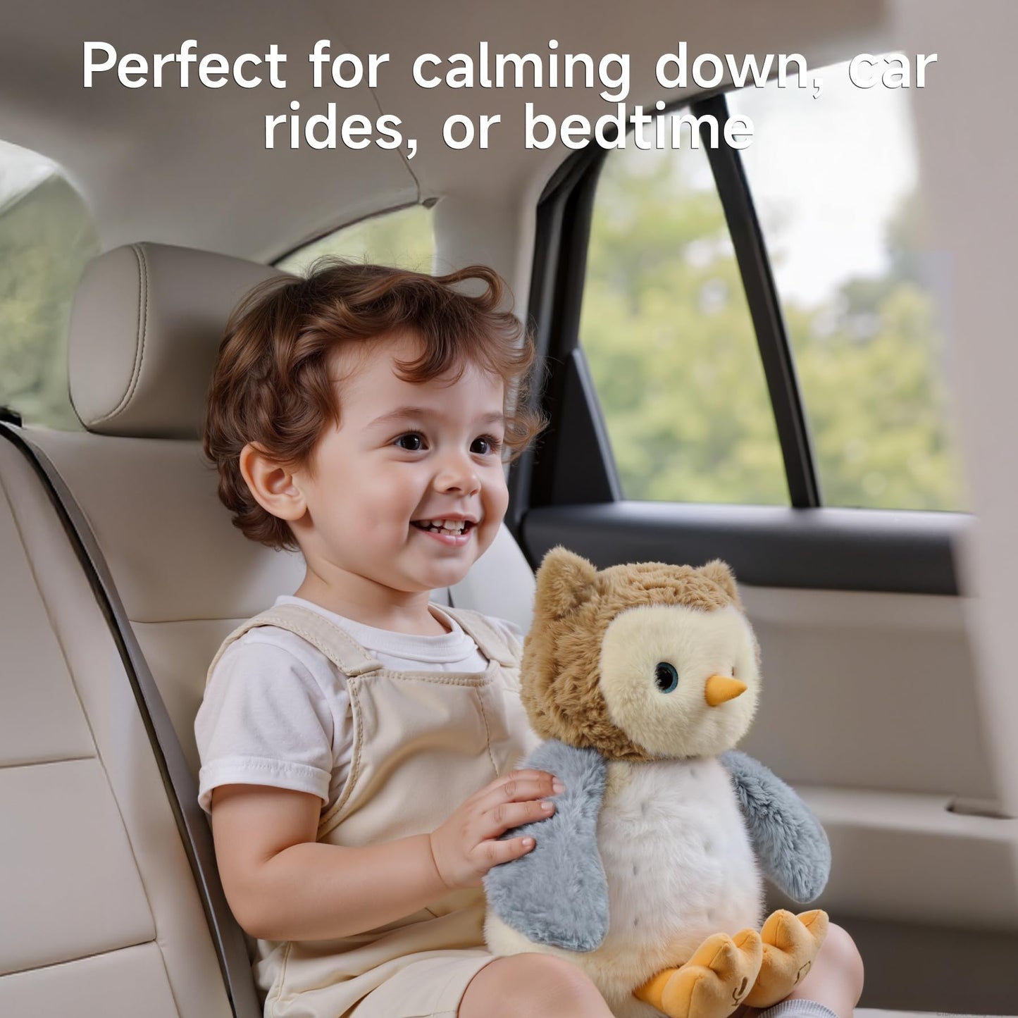 eJog Pup Owl Plush Toy – Interactive Sounds & Recording
