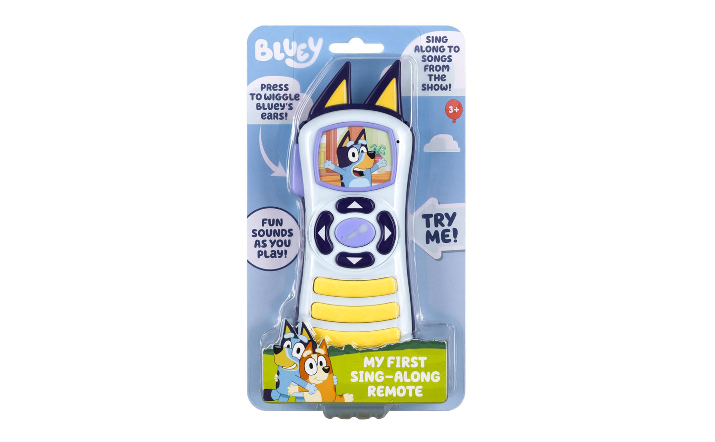 eKids Bluey Remote Control Toy for Toddlers with Music & Sound Effects