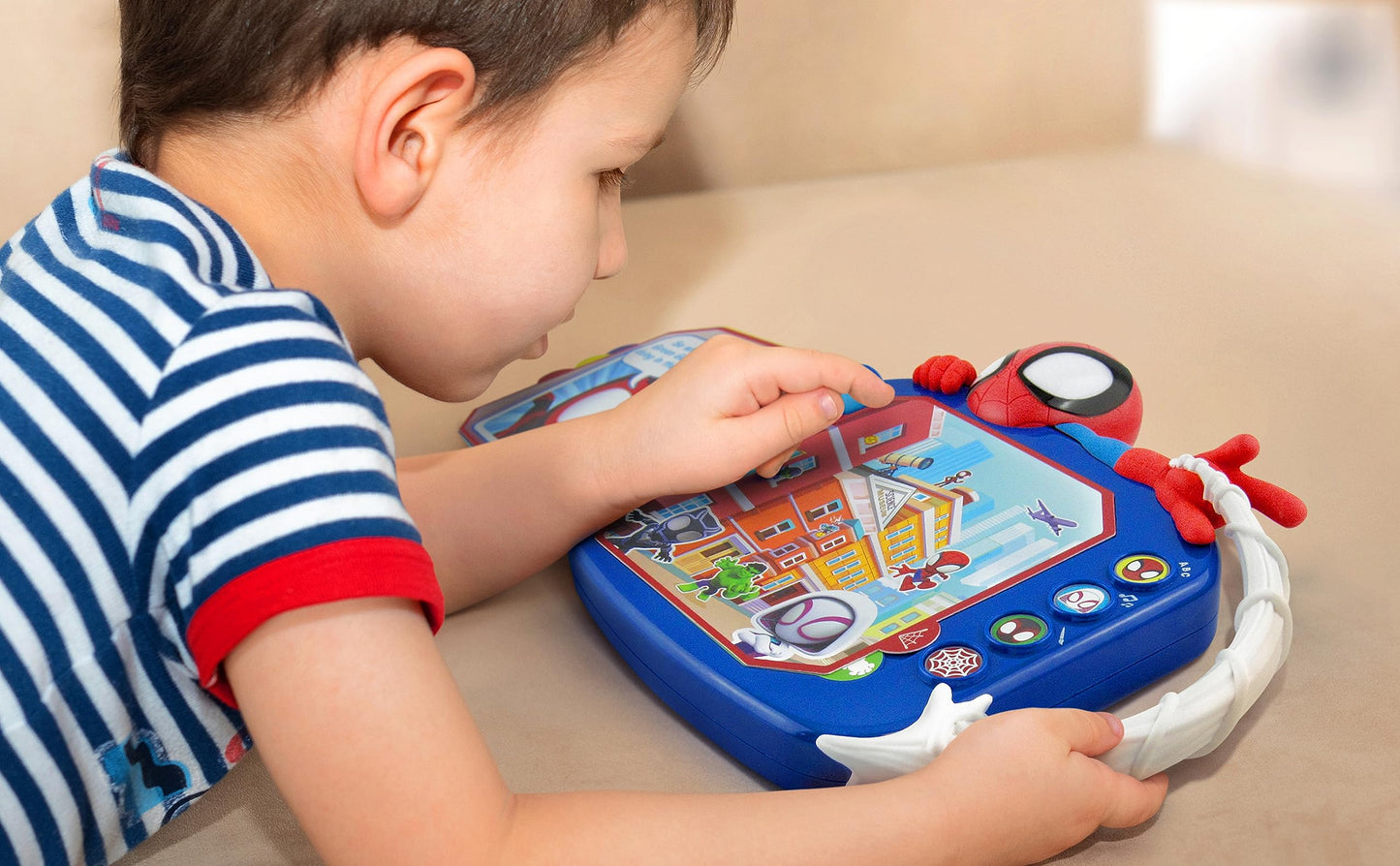 eKids Spidey and His Amazing Friends Book – Toddler Learning Toy with Preschool Games