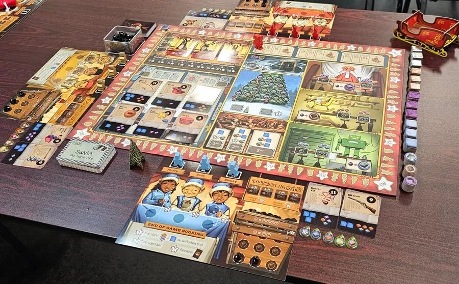 Santa's Workshop Standard Edition (2nd Ed) — Christmas-Themed Worker Placement by Elf Creek Games | 2–5 Players