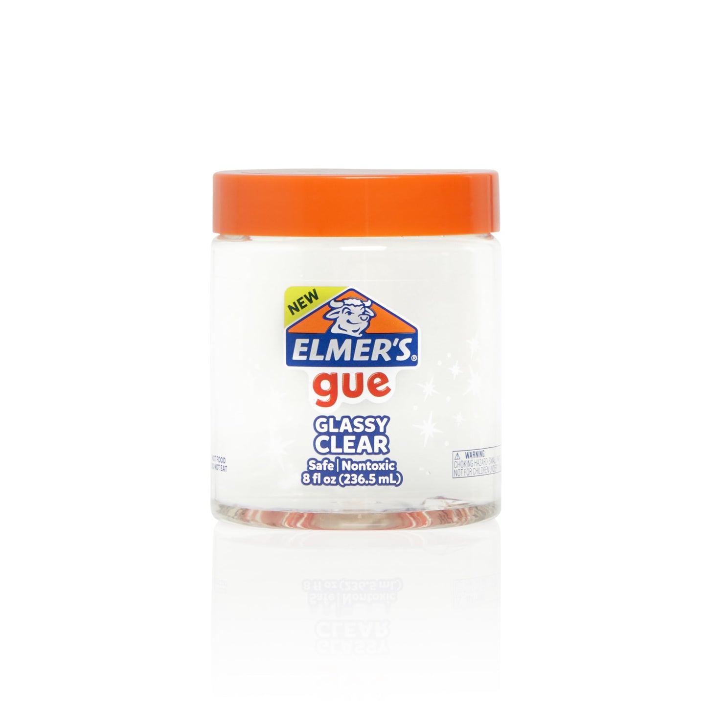 Elmer's Gue Premade Glassy Clear Slime – 2 Pack for Mixing In Add-ins