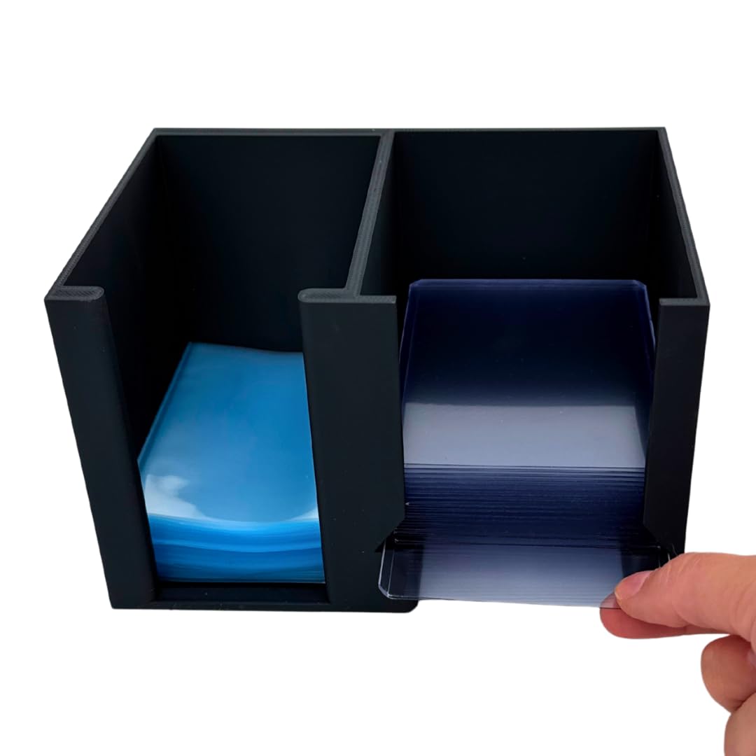 EnderToys CardCare Lite (Black) – Toploader Dispenser & Sleeve Holder