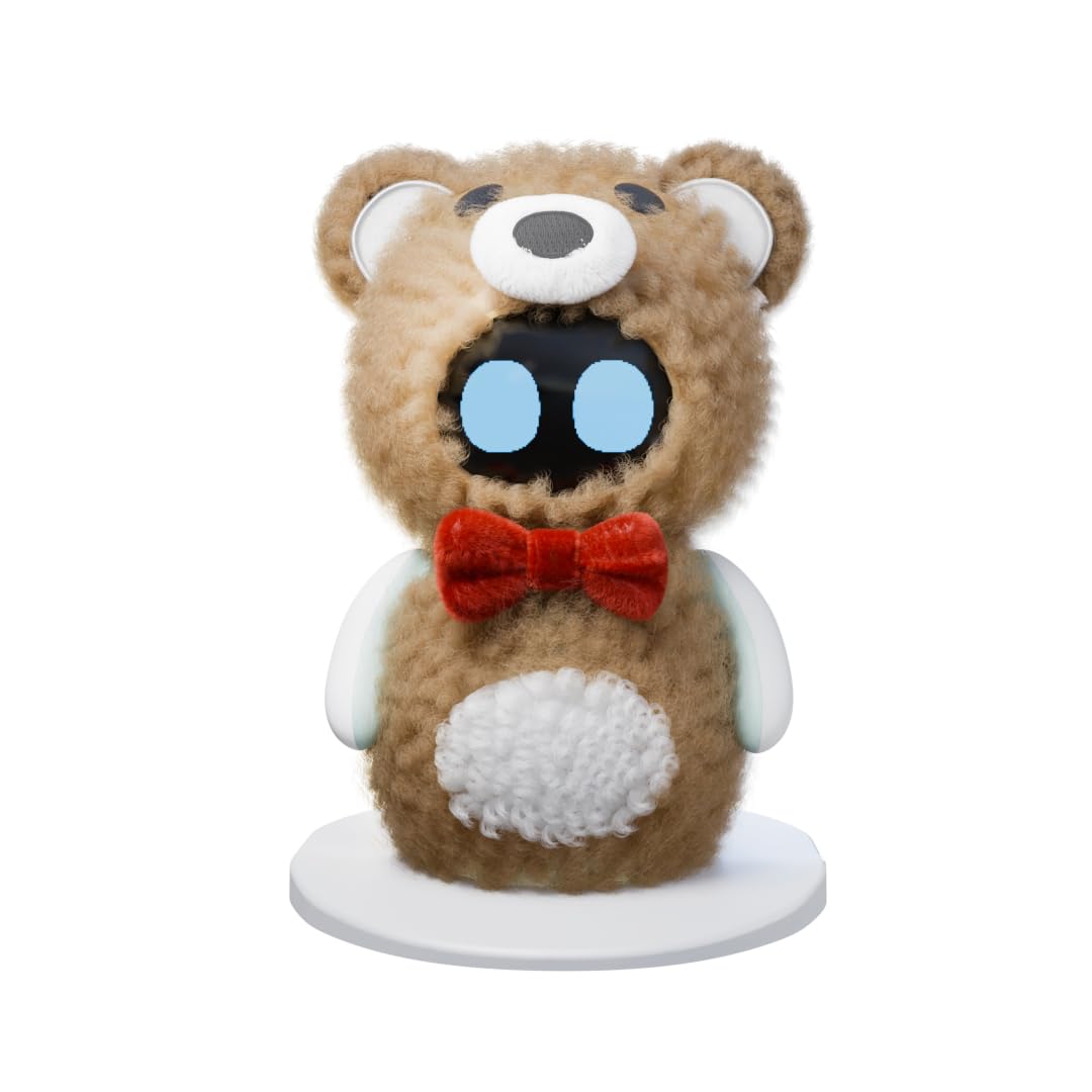 ENERGIZE LAB Eilik Teddy Bear Outfit – Soft Plush Costume for Your Desktop Companion