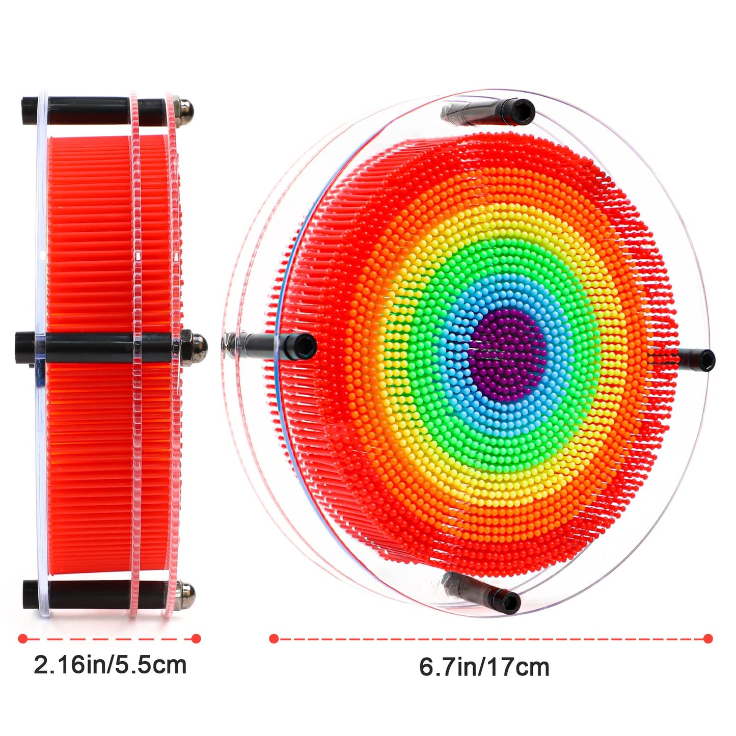 ENJSD 3D Pin Art Sensory Toy for Kids 3-10 | Creative Pin Art Board
