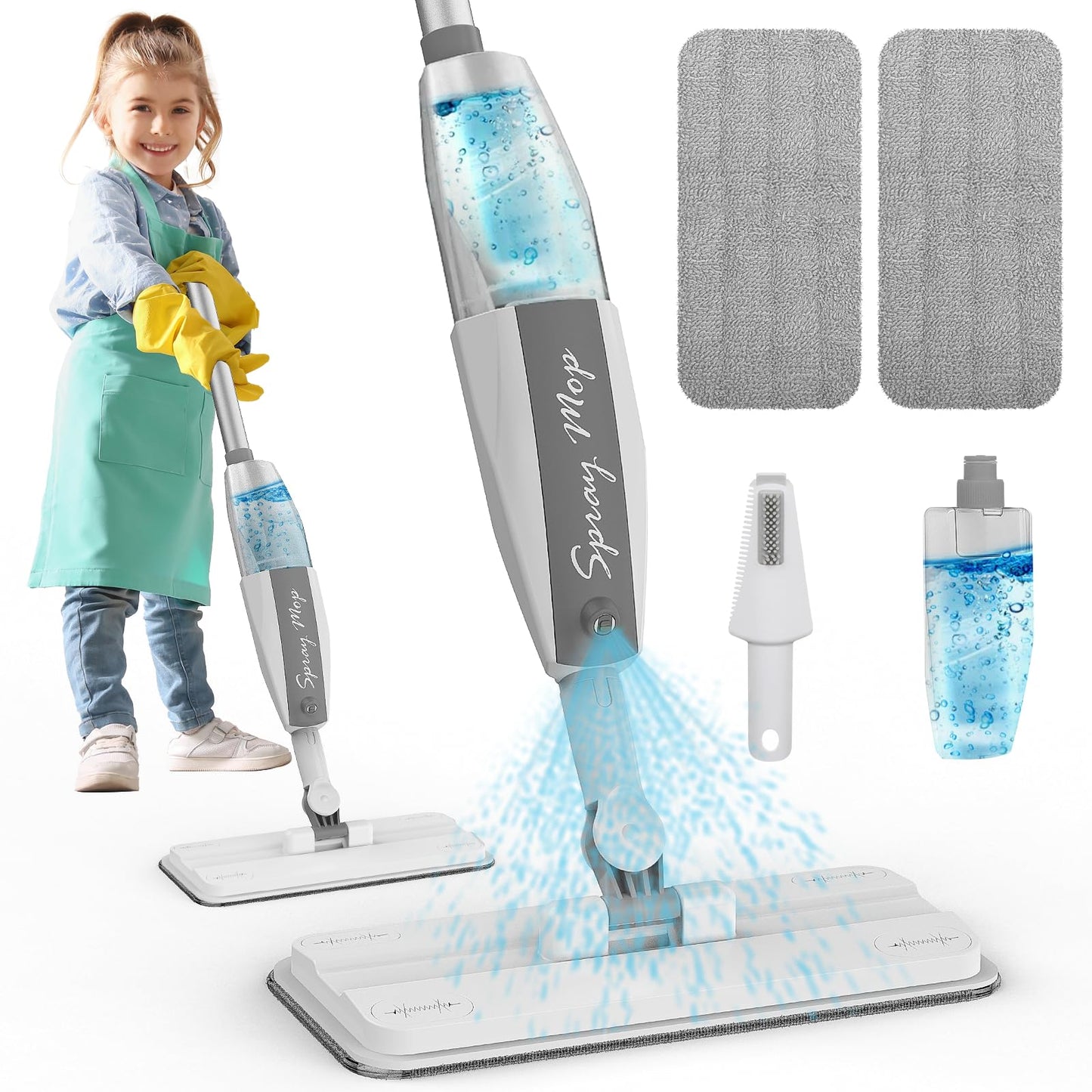 EP EXERCISE N PLAY Toddler Spray Mop – Mini Size Cleaning Toy Set
