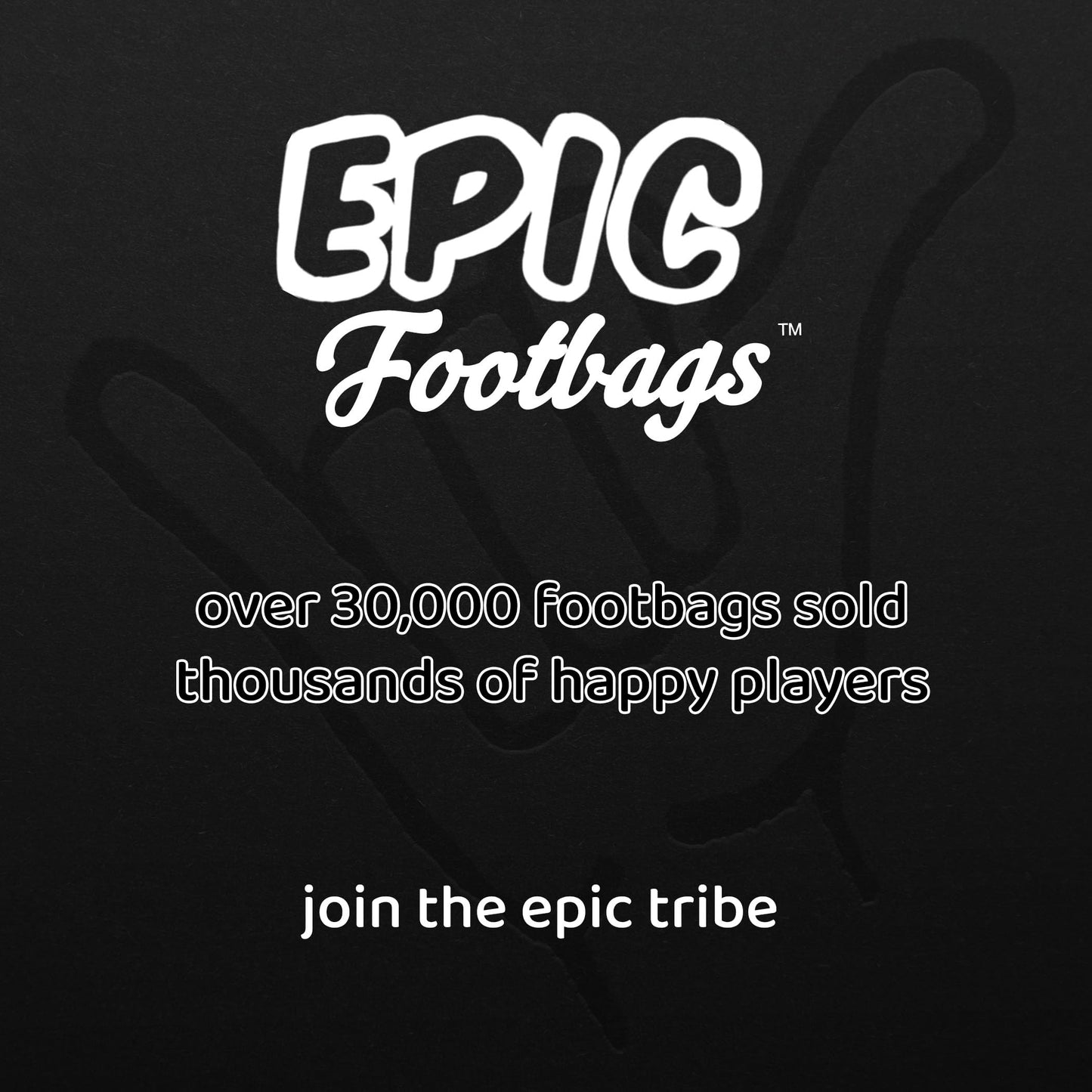 Epic Footbags Classic 3 Foot Bag Gift Set — Durable 32-Panel Suede Foot Bags (Black & Gold)