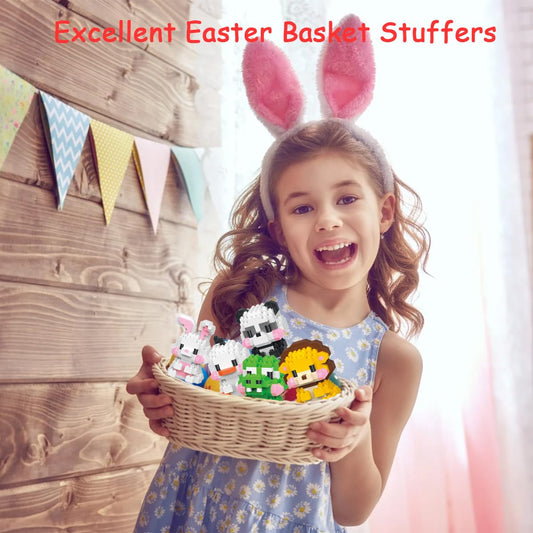 Eqkasio Easter Crocodile Building Blocks – 162-Piece LEGO-Compatible Set for Kids 6+