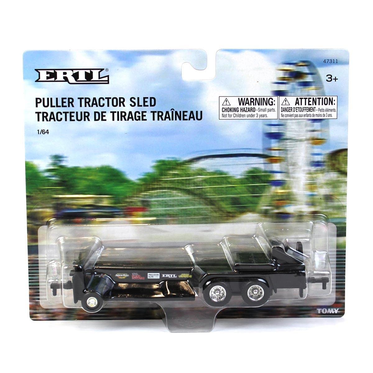 ERTL 1/64 Plastic Pulling Sled | Farm Toy for 1/64 Tractors