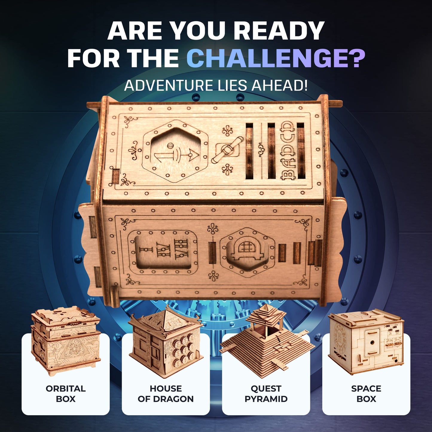 ESC WELT Fort Knox PRO - Escape Room in a Box 3D Puzzle with Hidden Compartment