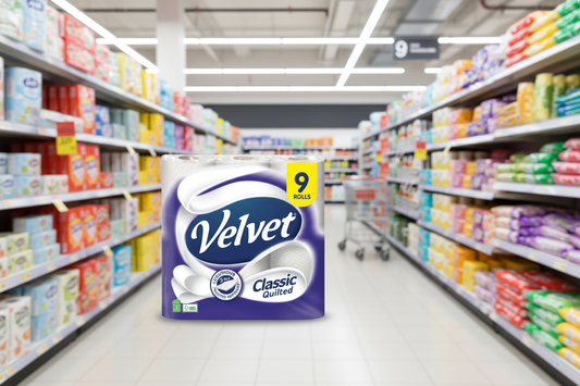 5 x Velvet Classic Quilted - 9 PACK