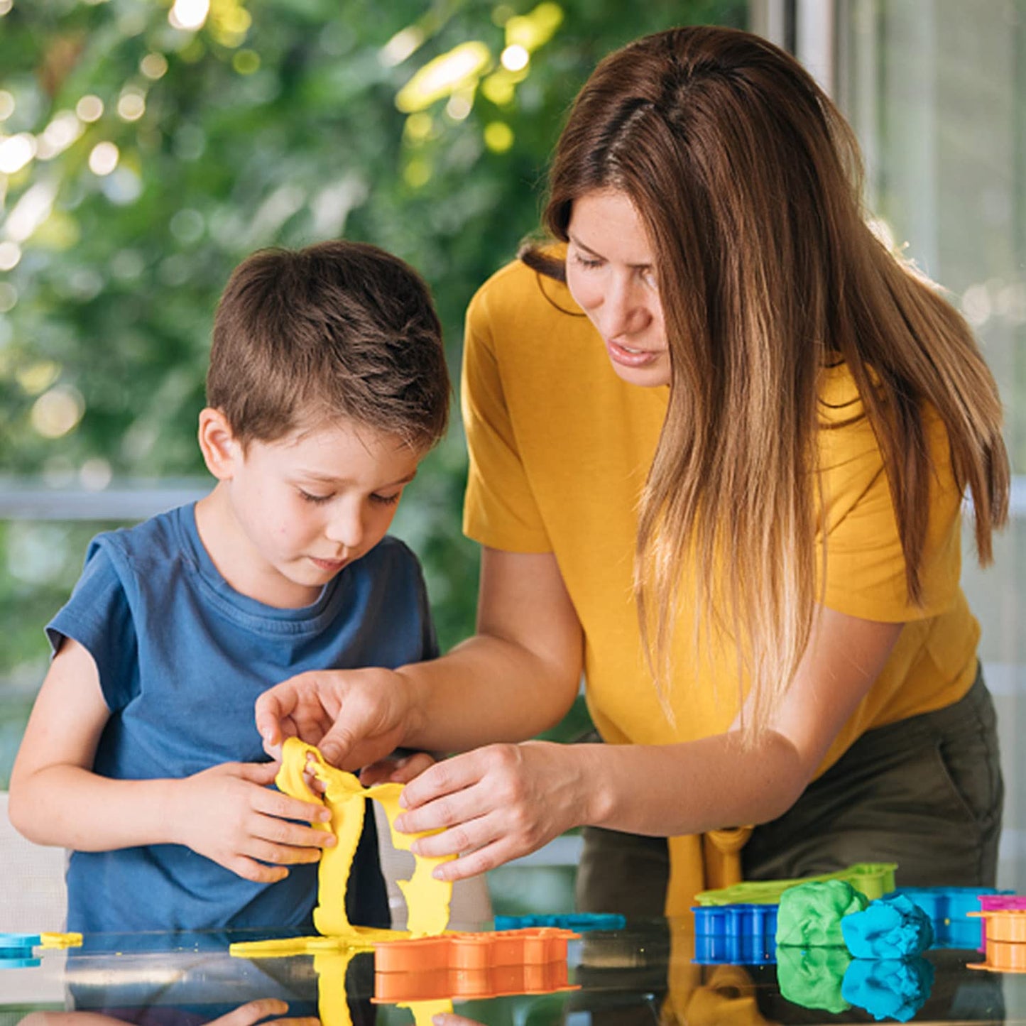 ESSENSON 56-Color Air Dry Clay Kit for Kids — No Bake Modeling Clay