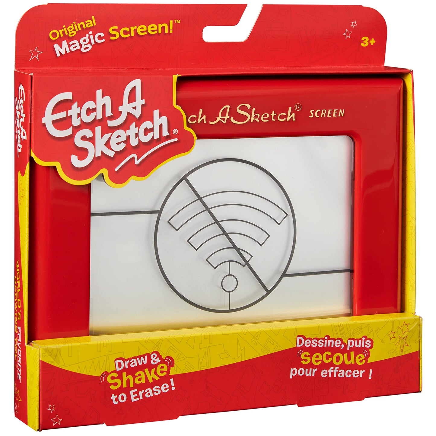 Etch A Sketch Classic Red Drawing Toy with Magic Screen | Ages 3+