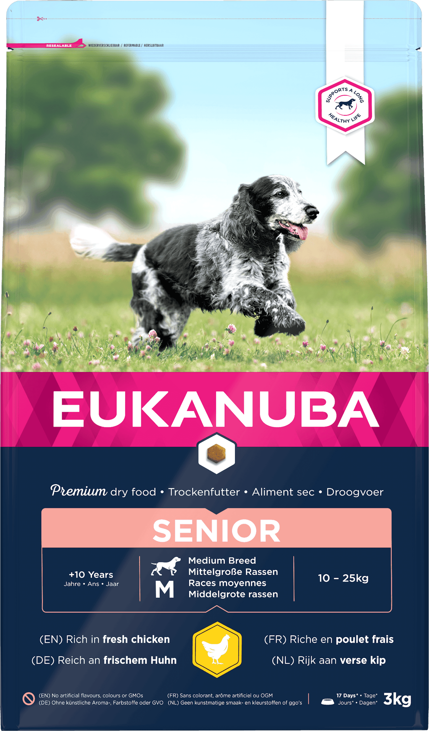 Eukanuba Senior Med Brd Chicken 3x3kg