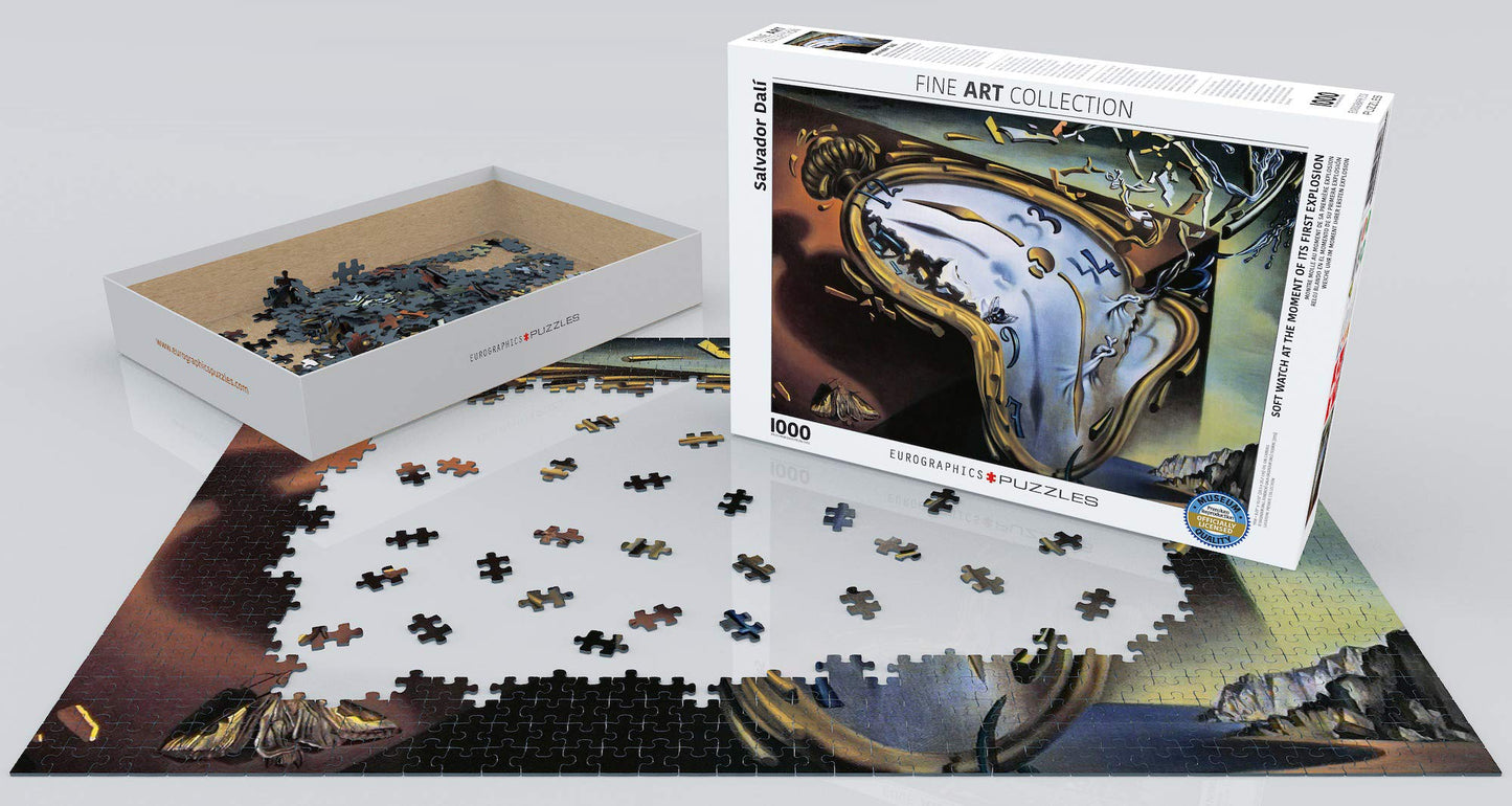 EuroGraphics Soft Watch Melting Clock 1000-Piece Puzzle – Salvador Dalí
