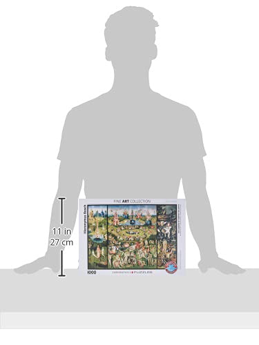 EuroGraphics Garden of Earthly Delights 1000-Piece Puzzle by Bosch – Finished Size 19.25 x 26.5 in
