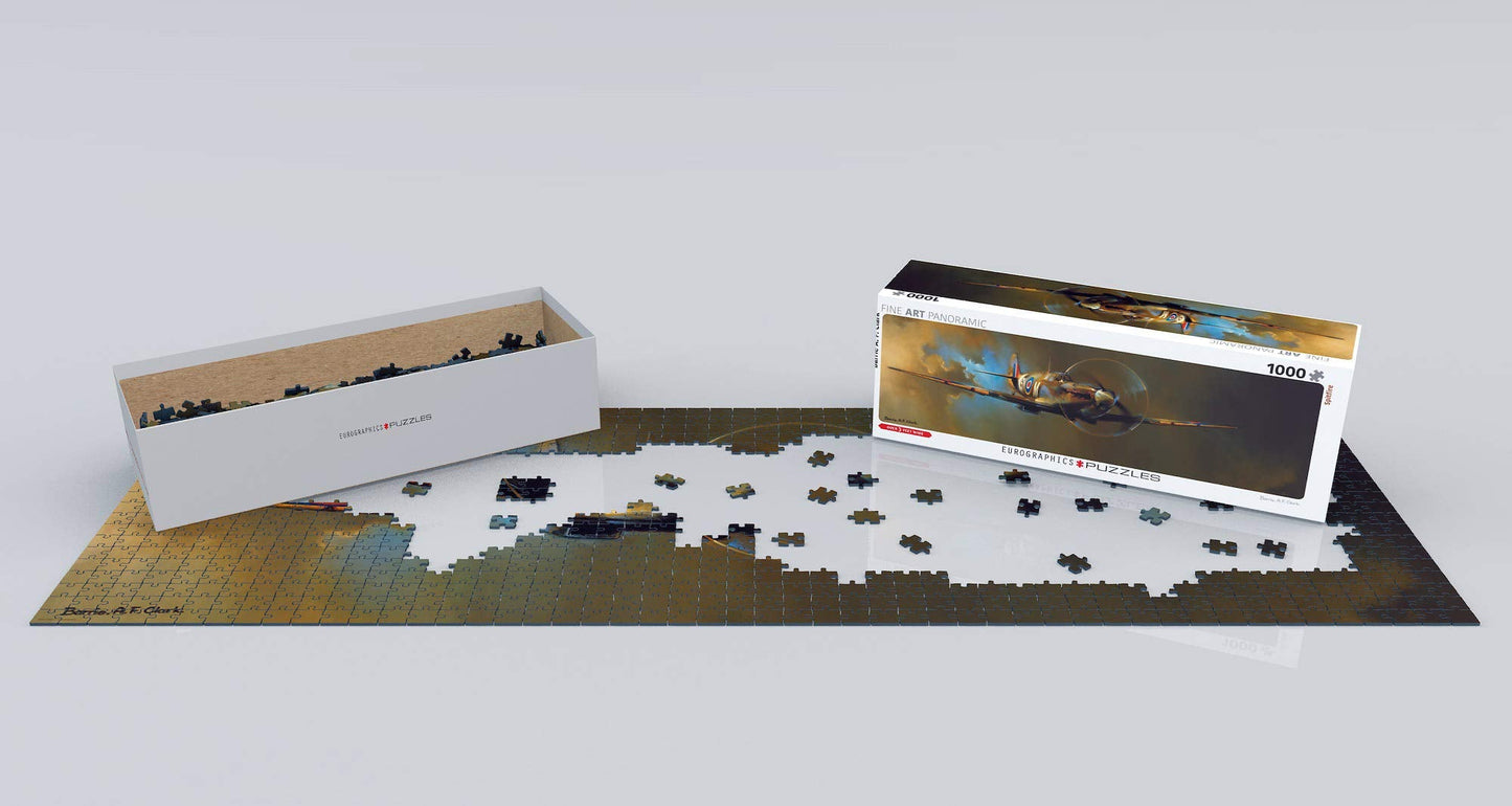 EuroGraphics Spitfire by Barrie A.F. Clark – 1000-Piece Puzzle (Barrier AF)