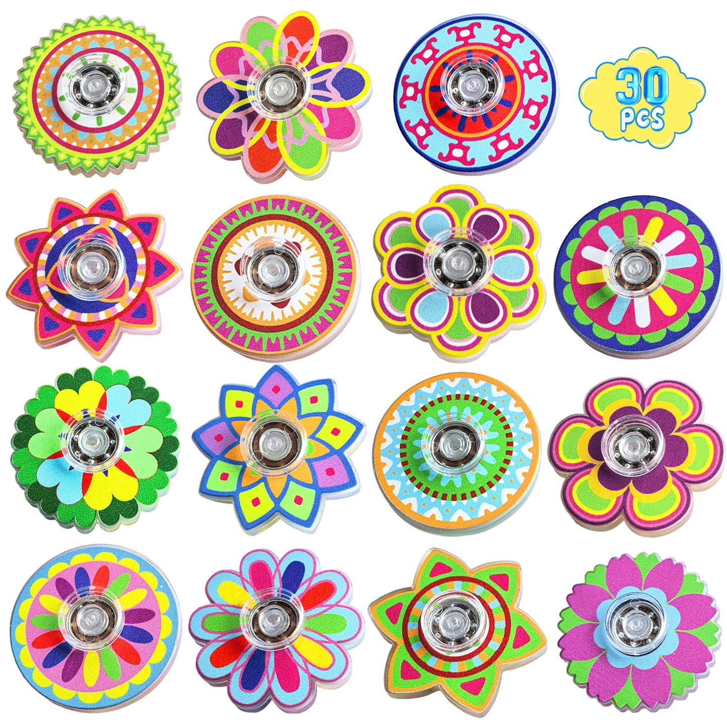 30 Pack Fidget Toys Spinner Bulk – Sensory Toys for Kids & Adults | Stress Relief & Focus
