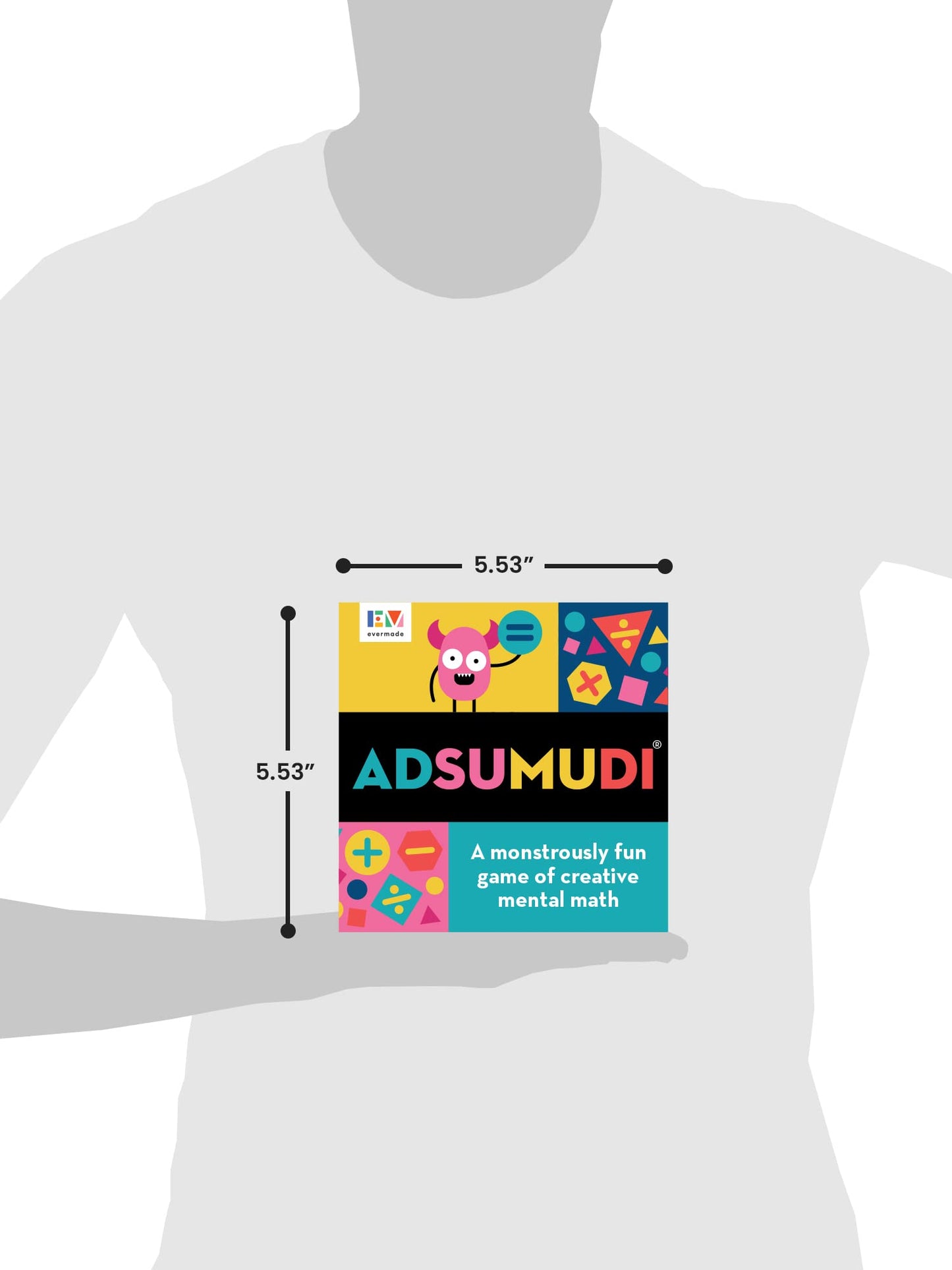 Evermade Adsumudi Math Game – Multiplication, Division, Addition & Subtraction for Kids 8–12