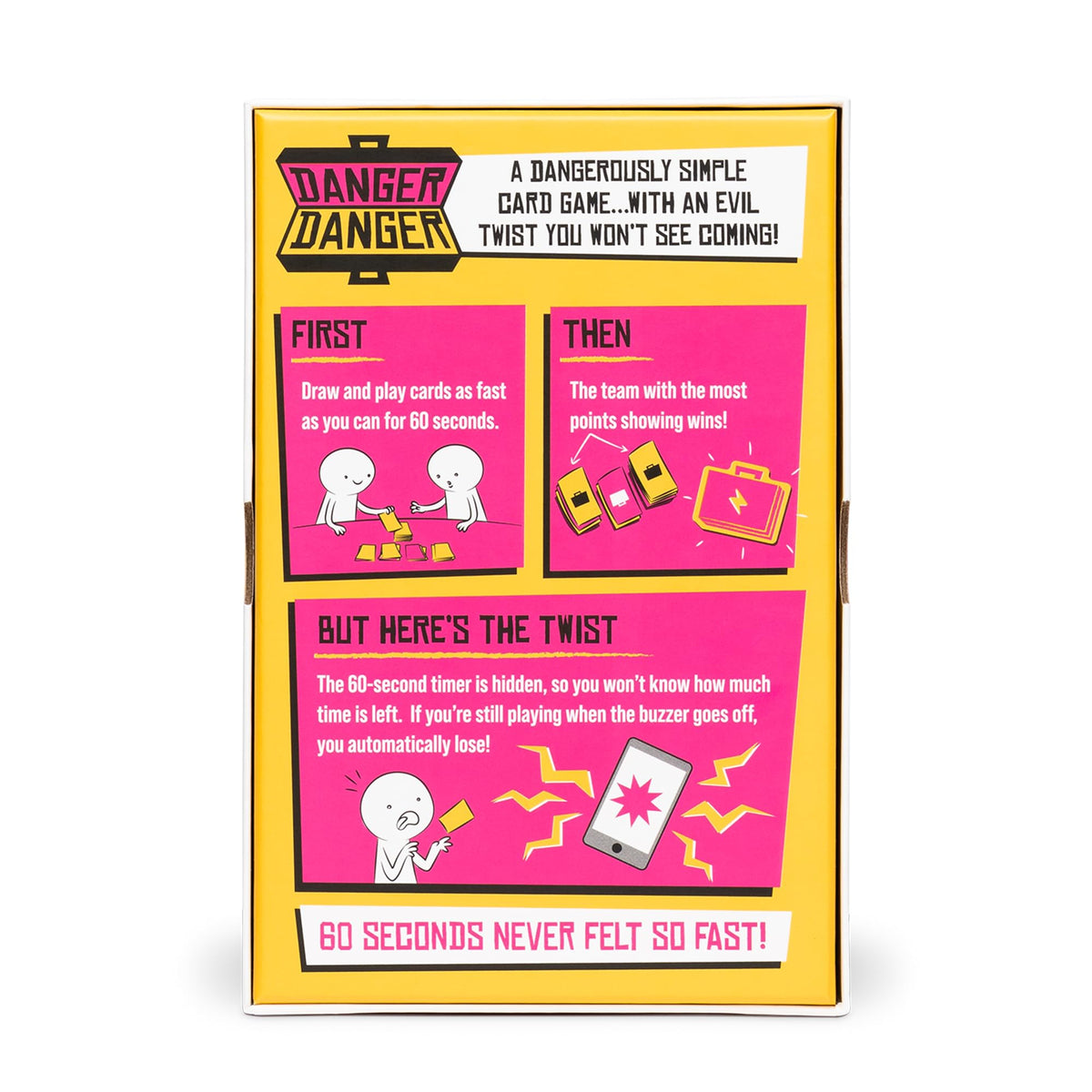 Exploding Kittens Danger Danger: Fast-Paced Team Card Game for 2-8 Players | Ages 7+ | 10-Minute Rounds