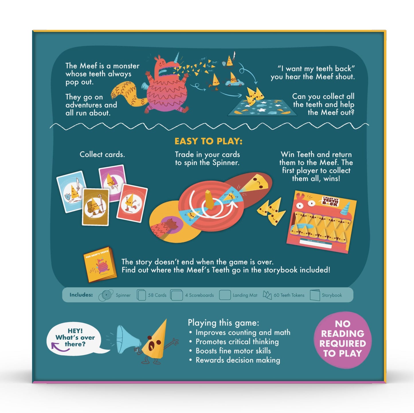 Exploding Kittens I Want My Teeth Back - 2-4 Players Educational Kids Game