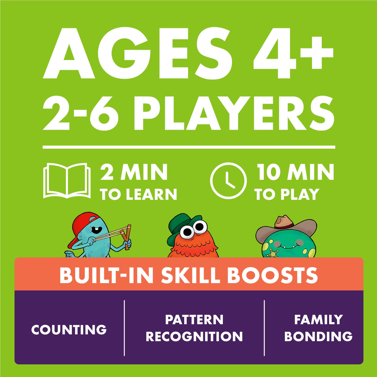 Exploding Kittens Monster Match – Family Dice Game for Kids 4+ (2-6 Players)