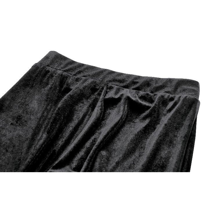 Dark in Love Erzebeth Velvet Lace Flare Trousers